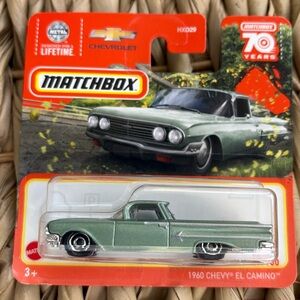 Matchbox Car 1960 Chevy El Camino Chevrolet ElCamino 70 Year MBX 29/100 Mattel 🆕